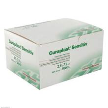 Abbildung: Curaplast Strips sensitiv 25x72 mm 500 St, Pflaster PZN 01240427 