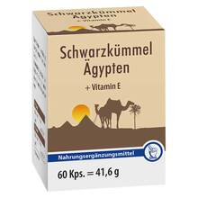 Abbildung: Schwarzkümmel Ägypten + E Kapseln 60 St, Kapseln PZN 01248305 