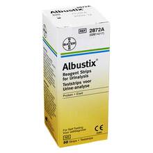 Abbildung: ALBUSTIX Teststreifen 50 St, Teststreifen PZN 01266154 