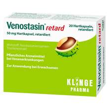 Abbildung: Venostasin retard 50 mg Hartkapsel retardiert 20 St, Retard-Kapseln PZN 01273504 