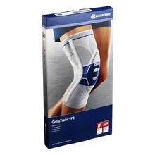 Abbildung: Genutrain P3 Kniebandage links Größe 5 titan 1 St, Bandage PZN 01285200 