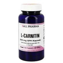 Abbildung: L-Carnitin 250 mg Kapseln 100 St, Kapseln PZN 01290483 