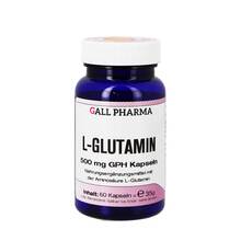 Abbildung: L-Glutamin 500 mg Gph Kapseln 60 St, Kapseln PZN 01290543 