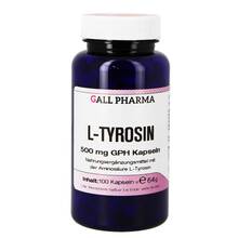 Abbildung: L-Tyrosin 500 mg Gph Kapseln 100 St, Kapseln PZN 01290709 