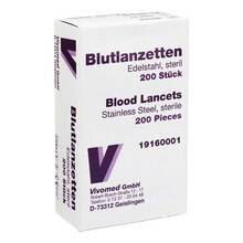 Abbildung: BLUTLANZETTEN Metall einfach 200 St, Lanzetten PZN 01313735 