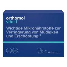 Abbildung: Orthomol Vital F Granulat / Kap./Tabletten Kombipackung 15 Tage 1 St, Kombipackung PZN 01319637 
