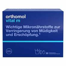 Abbildung: Orthomol Vital M Granulat / Kap./Tabletten Kombipackung 30 Tage 1 St, Kombipackung PZN 01319838 