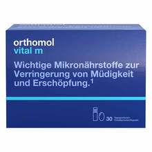 Abbildung: Orthomol Vital M Trinkfläschchen / Kapseln Kombipack. 30 St, Trinkampullen PZN 01319850 