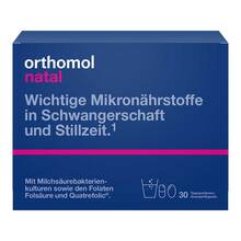 Abbildung: Orthomol Natal Granulat / Kapseln 30 Beutel Kombipack. 1 St, Kombipackung PZN 01319904 