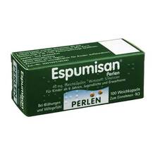 Abbildung: Espumisan Perlen 40 mg Weichkapseln 100 St, Weichkapseln PZN 01320445 
