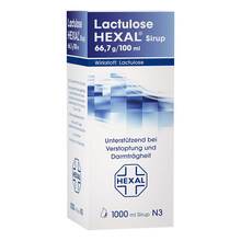 Abbildung: Lactulose Hexal Sirup 1000 ml, Sirup PZN 01330171 