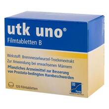 Abbildung: Utk uno Filmtabletten B 120 St, Filmtabletten PZN 01331331 