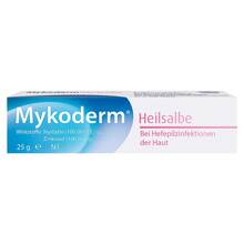 Abbildung: Mykoderm Heilsalbe Nystatin und Zinkoxid 25 g, Salbe PZN 01341387 