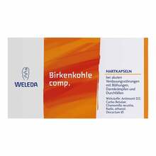 Abbildung: Birkenkohle comp.Hartkapseln 20 St, Hartkapseln PZN 01390144 