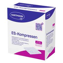 Abbildung: ES-Kompressen steril 10x10 cm 8fach 25X2 St, Kompressen PZN 01407086 