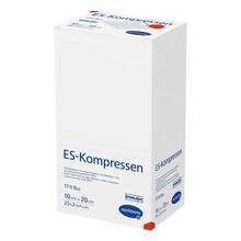 Abbildung: ES-Kompressen steril 10x20 cm 8fach 25X2 St, Kompressen PZN 01407092 
