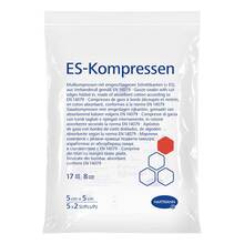 Abbildung: ES-Kompressen steril 5x5 cm 8fach 5X2 St, Kompressen PZN 01407100 