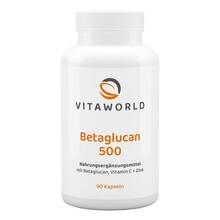 Abbildung: Beta-Glucan 500 + Vitamin C+Zink Kapseln 90 St, Kapseln PZN 01451489 