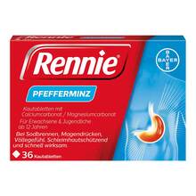 Abbildung: Rennie Kautabletten 36 St, Kautabletten PZN 01459611 