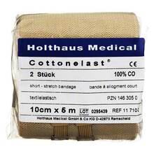 Abbildung: Kurzzugbinde Cottonelast 10 cmx5 m 2 St, Binden PZN 01463050 
