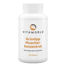 Abbildung: GRÜNLIPPMUSCHEL KONZENTRAT 500 mg Kapseln 120 St, Kapseln PZN 01468478 