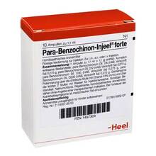 Abbildung: PARA BENZOCHINON Injeel forte Ampullen 10 St, Ampullen PZN 01497304 