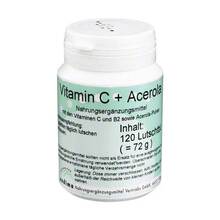 Abbildung: Vitamin C + Acerola Lutschtabletten 120 St, Lutschtabletten PZN 01498835 