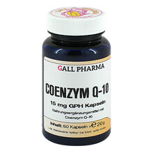 Abbildung: Coenzym Q10 15 mg Gph Kapseln 60 St, Kapseln PZN 01551133 
