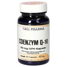 Abbildung: Coenzym Q10 60 mg Gph Kapseln 60 St, Kapseln PZN 01551216 