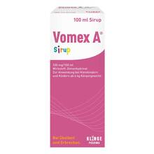 Abbildung: Vomex A Sirup 100 ml, Sirup PZN 01566896 