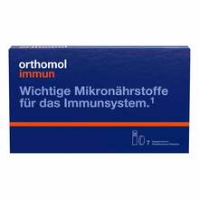 Abbildung: Orthomol Immun Trinkfläschchen / Tabletten Kombipack. 7 St, Trinkampullen PZN 01568889 