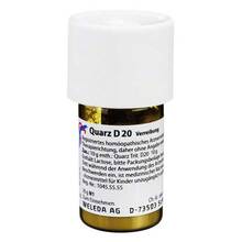Abbildung: QUARZ D 20 Trituration 20 g, Trituration PZN 01573287 