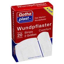 Abbildung: Gothaplast Wundpflaster comfort 2 Größen 20 St, Pflaster PZN 01589762 