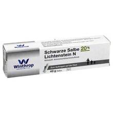 Abbildung: Schwarze Salbe 20% Lichtenstein N 40 g, Salbe PZN 01596319 