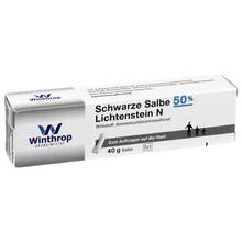 Abbildung: Schwarze Salbe 50% Lichtenstein N 40 g, Salbe PZN 01596331 