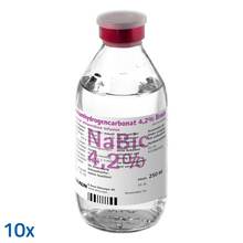 Abbildung: NATRIUMHYDROGENCARBONAT 4,2% Infusionslösung 10X250 ml, Infusionslösung PZN 01600423 