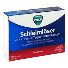 Abbildung: Wick Schleimlöser 75 mg einmal täglich Retardkapseln  10 St, Retard-Kapseln PZN 01616967 