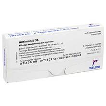 Abbildung: ANTIMONIT D 6 Ampullen 8 St, Ampullen PZN 01617369 