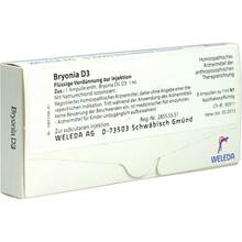 Abbildung: BRYONIA D 3 Ampullen 8X1 ml, Ampullen PZN 01619724 