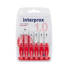 Abbildung: Interprox reg miniconical rot Interdentalbürste Blis. 6 St, Zahnbürste PZN 01621388 