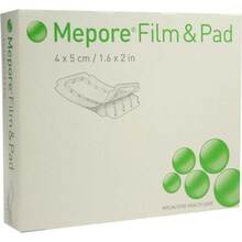 Abbildung: MEPORE Film Pad 4x5 cm 5 St PZN 01624151 