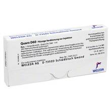 Abbildung: QUARZ D 60 Ampullen 8X1 ml, Ampullen PZN 01625699 