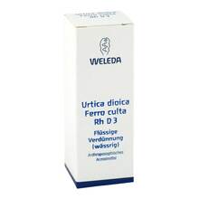 Abbildung: URTICA DIOICA FERRO culta Rh D3 Dilution 20 ml, Dilution PZN 01630192 