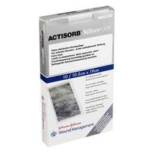 Abbildung: Actisorb 220 Silver 10,5x19 cm steril Kompressen 10 St, Kompressen PZN 01666712 