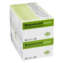 Abbildung: Magnesiocard 2,5 mmol Filmtabletten 20X50 St, Filmtabletten PZN 01667835 