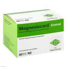 Abbildung: Magnesiocard 5 mmol Pulver zur Her.e.Lösung zum Einnehmen 50 St, Pulver zur Herstellung einer Lösung zum Einnehmen PZN 01667864 