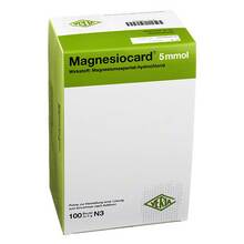 Abbildung: Magnesiocard 5 mmol Pulver zur Her.e.Lösung zum Einnehmen 100 St, Pulver zur Herstellung einer Lösung zum Einnehmen PZN 01667870 