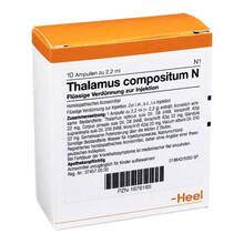 Abbildung: THALAMUS compositum N Ampullen 10 St, Ampullen PZN 01676165 