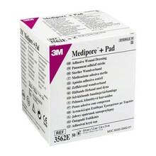 Abbildung: Medipore + Pad steriler Wundverband 3562E 50 St, Verband PZN 01681143 