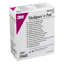 Abbildung: Medipore + Pad steriler Wundverband 3566E 25 St, Verband PZN 01681203 